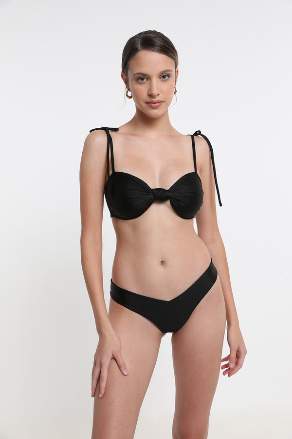 IBIZA Bandeau with tie front
